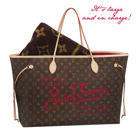 louis vuitton saint tropez neverfull|louis vuitton never full.